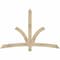 Ekena Millwork Davenport Rough Sawn Timber Gable Bracket, Douglas Fir, 72"W x 48"H x 4"D x 4"F, 16/12 Pitch GBW072X48X0404DAV00RDF - alternate 1